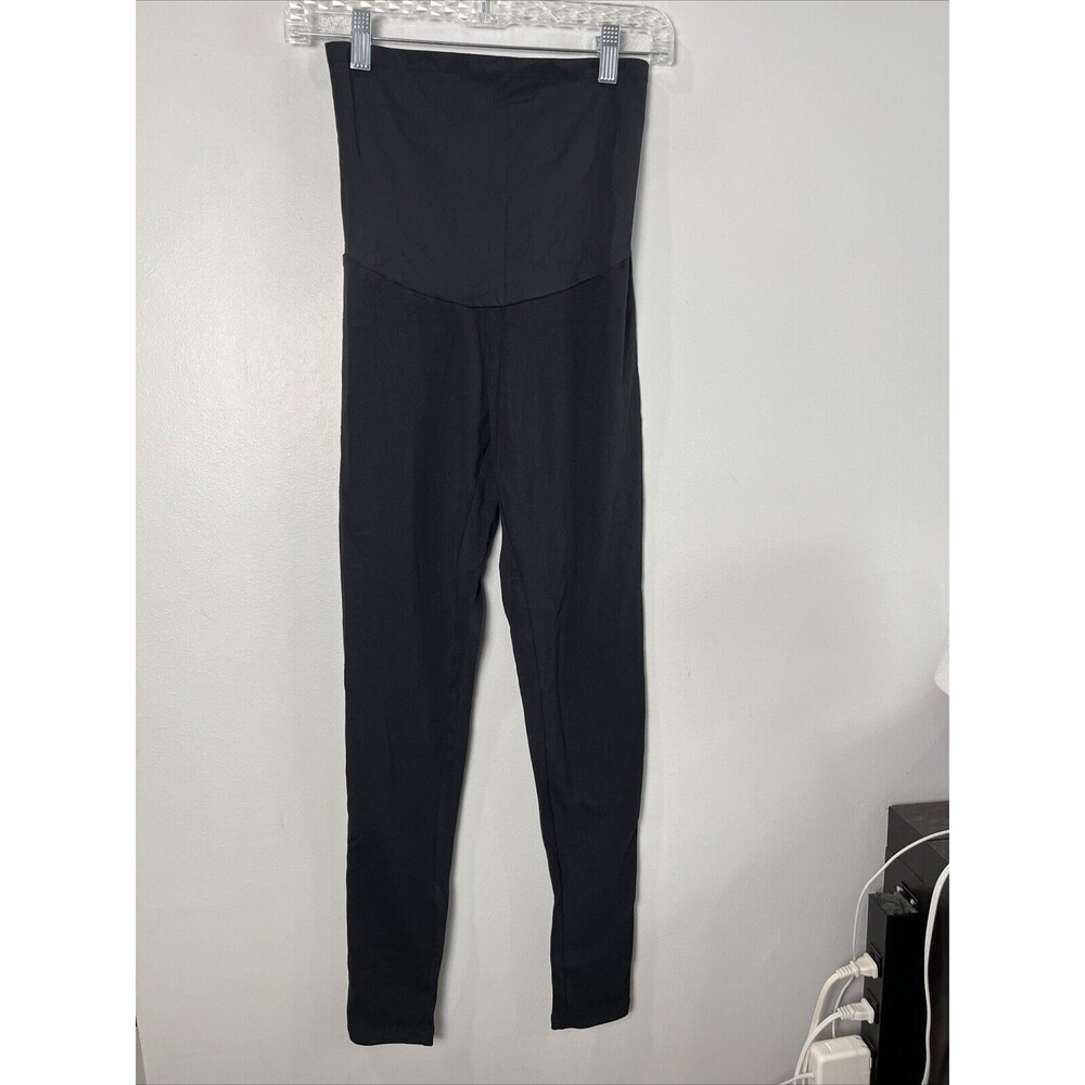 Quince Black Ultra-Form Performance Maternity/Postpartum Leggings sz S NWT